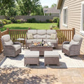 Luxury Patio Furniture Set 7pcs by Bellefurn
