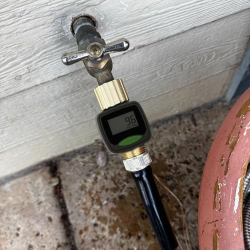 3/4"Water Flow Meter with Water Nozzle Kit, 4 Modes Change, Measure - Image 3
