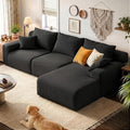 Homkdom Modular Sectional Sofa for Apartment, Right Facing by ElevateYourHome%EF%BC%8CEnhanceEver