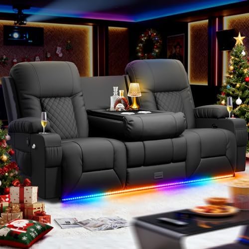 RV Loveseat Recliner Sofa, 3 Seater Reclining Sofa by MOSGAT