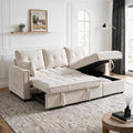 NicBex 71" L Shaped Queen Pull Out Sofa Bed by NicBex