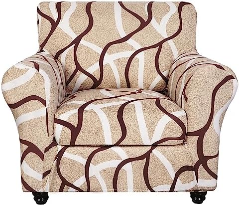 SearchI Stretch Sofa Cover Printed Couch Covers, Floral Pattern 2 Piece by SearchI
