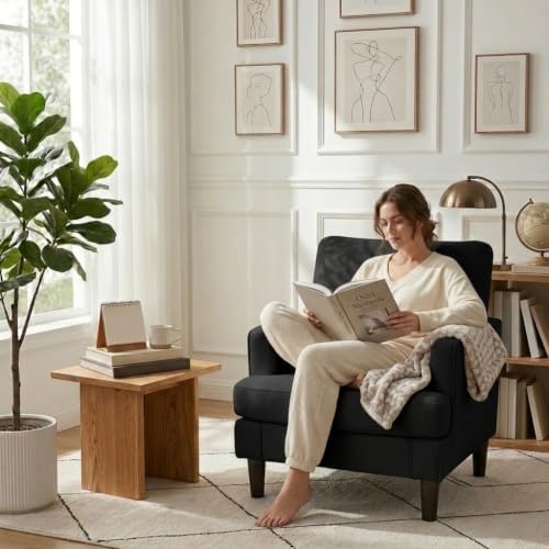 Kromax Accent Chair for Living Room Set of 2, Modern Reading Chair - Image 3