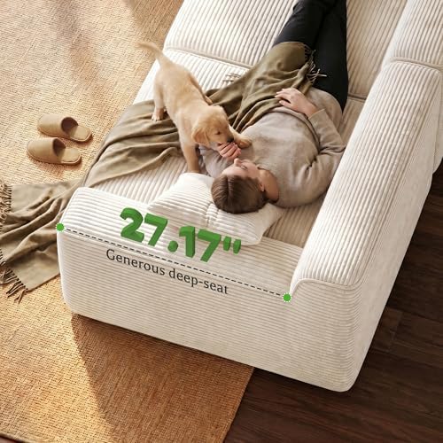 Homkdom Modular Sectional Sofa for Apartment, Left Facing Chaise - Image 4