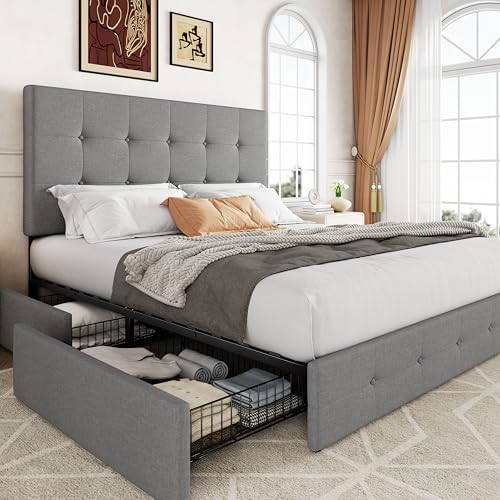 Allewie Queen Size Storage Bed Frame by Allewie