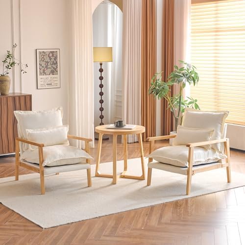 VINGLI Mid-Century Modern Cloud Accent Armchairs Set of 2 by VINGLI