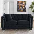 59" Modern Velvet Chesterfield Sofa by Kolavess