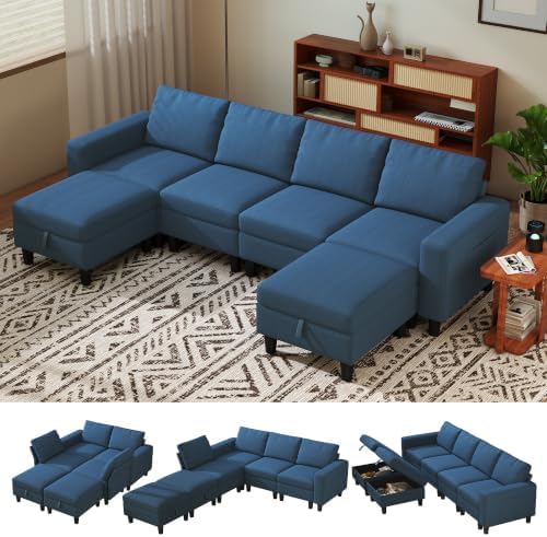 110" Modular Sectional Sofa by BULAIMEIKEEY