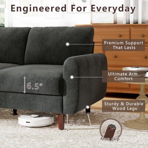 Ihanherry 68" Loveseat Sofa, Small Couch - Image 4