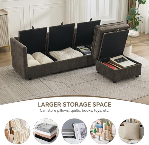 80" Cloud Modular 3 Seater Sofa - Image 3