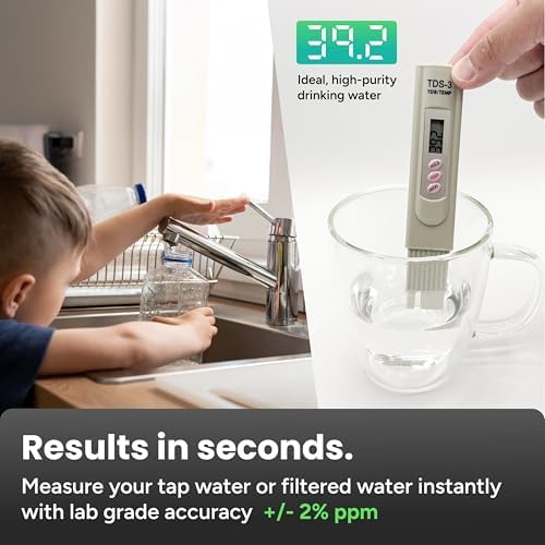 Techko Water Quality Tester, Portable Digital TDS Meter - Image 4