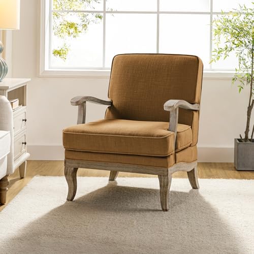 HULALA HOME Accent Chair with Solid Wood Legs and Arms - Image 6