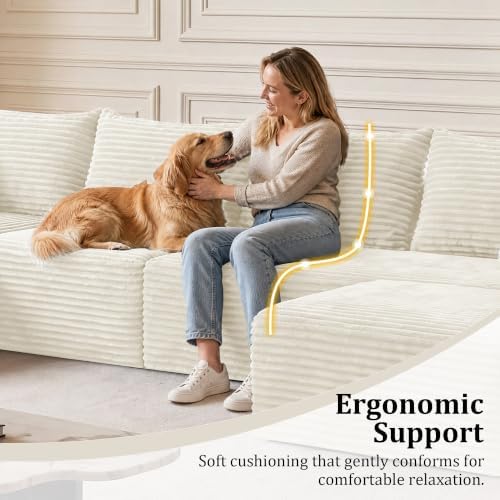 Boneless Couch U-Shaped Sectional Sofa - Image 4
