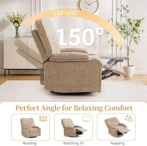 Korser Recliner Chair, Nursery Rocking Chairs - Image 3