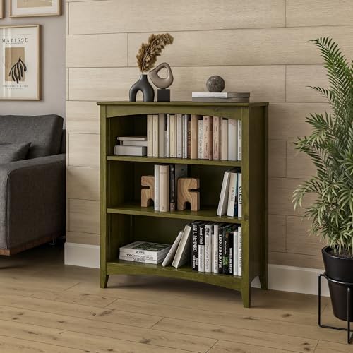 Camaflexi Shaker Style 3 Shelf Bookcase/Solid Wood / 36" High/Adjustable - Image 2