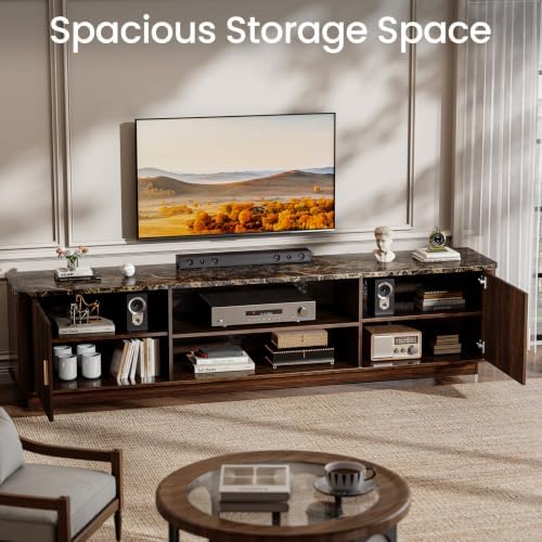 MODNEST Faux Marble Top TV Stands - Image 5