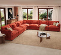 ELUCHANG 150" Oversized V Shaped Modular Sectional Sofa Couch, Comfy Cloud Couch by ELUCHANG