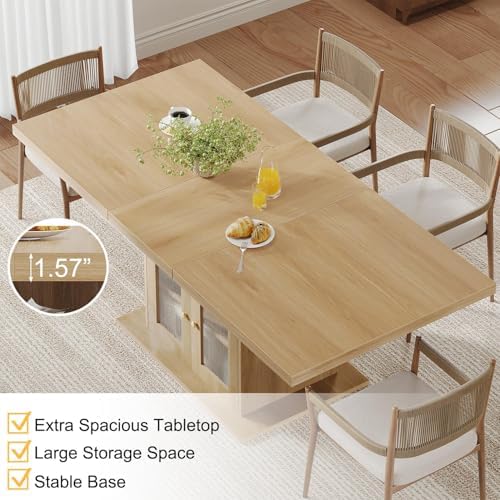 HSH 63" Modern Dining Table for 6 - Image 6