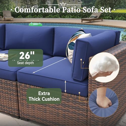 Aoxun 15 Piece Patio Furniture Set - Image 3
