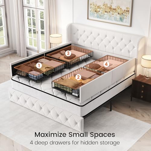 LARMACE King Size Bed Frame - Image 4
