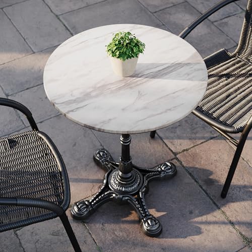 Flash Furniture TopGuard 24" Round Tabletop and Bistro Base - Image 6