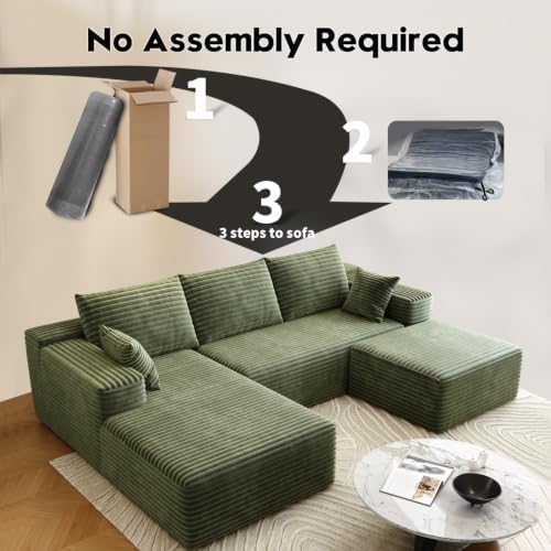 Settab 95" Boneless Couch Modular Sectional Sofa - Image 5
