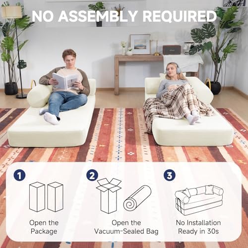 6-in-1 Convertible Sofa Bed - Image 5