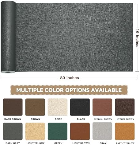 TIANLDD Leather Repair Tape, 16 x 80 Inches Self Adhesive Leather Repair - Image 2