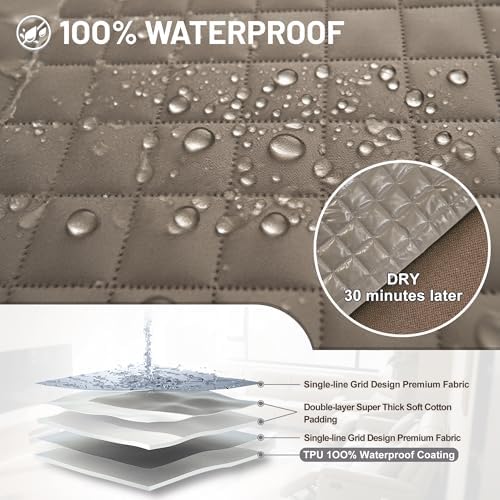 Waterproof Sectional Reclining Couch Covers L Shaped Recliner Sectional Sofa - Image 4