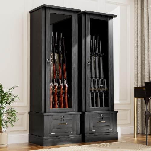 Saudism 10 Wooden Display Gun Safe - Image 5