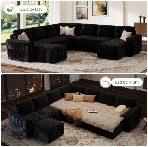 HONBAY Modular Sectional Sleeper Sofa - Image 4