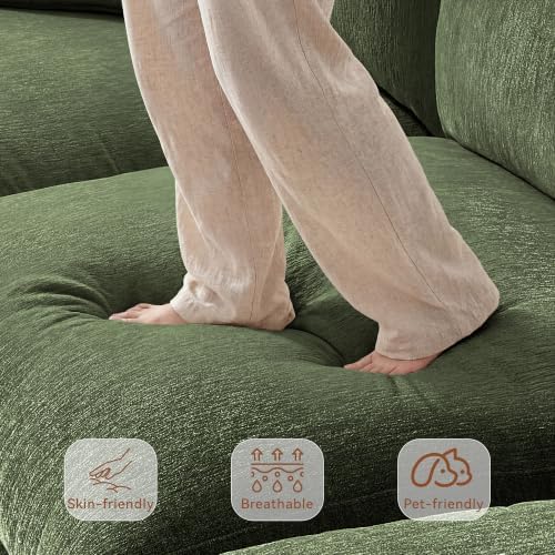Ihanherry 141" Oversized Cloud Sectional Couches - Image 6