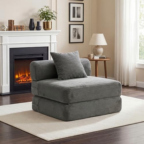 Futon Sofa Bed Modular Loveseat Sleeper Folding Pull Out Couch by HouseMila