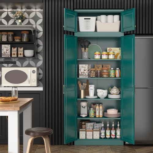 Steeloong 86"Metal Pantry Storage Cabinet - Image 2