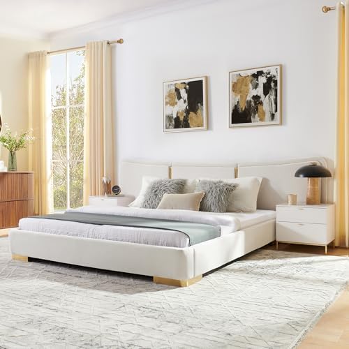 Queen Size Upholstered Bed Frame - Image 6