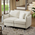 WorthFurni 56.13" Loveseat, Modular Sectional Sofa Couches by Unknown