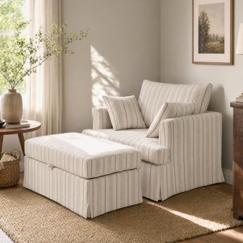 Coastal Oversized Accent Chair - Image 7