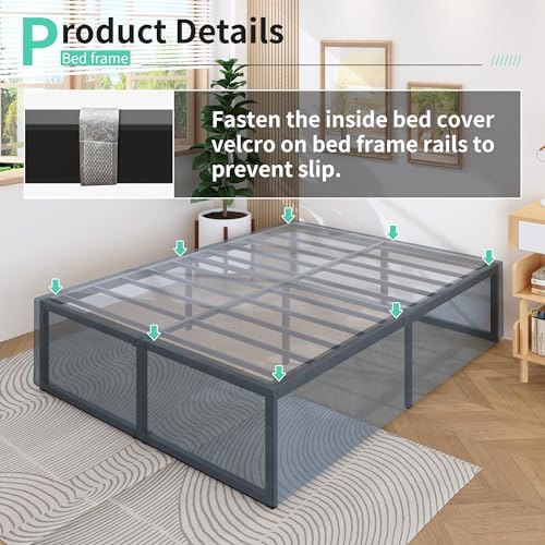 Lutown-Teen 18 Inch King Bed Frame - Image 6