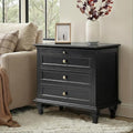 HULALA HOME Farmhouse 3 Drawer End Table by HULALAHOME