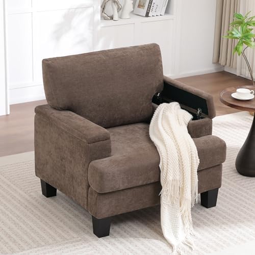 Modern Upholstered Accent Chair, Living Room Chairs - Image 5