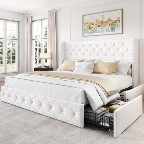 LARMACE King Size Bed Frame by LARMACE