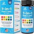 Pool & Spa Test Strips 7-in-1, 100 Strips by PUREFIZ