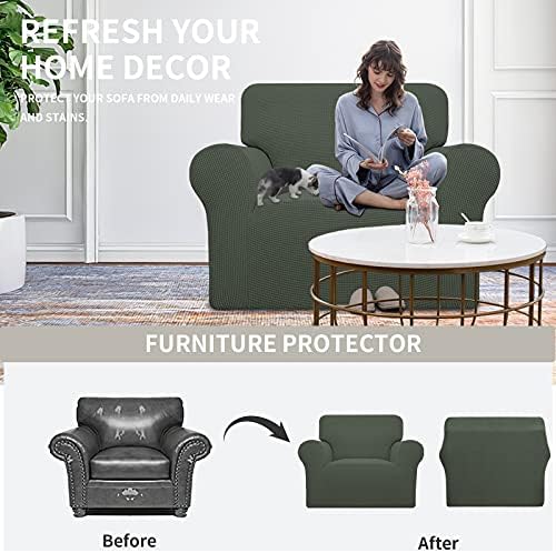 Easy-Going Stretch Oversized Chair Slipcover - Image 4