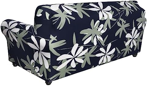SearchI Stretch Sofa Cover Printed Couch Cover, Floral Pattern 4 Pieces Sofa - Image 2