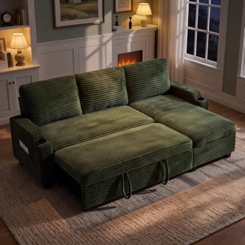 VINGLI L-Shaped Sectional Sleeper Sofa - Image 6