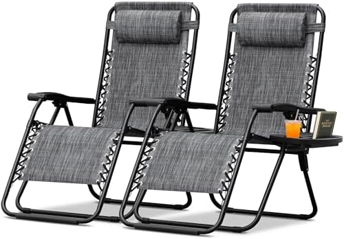Homall Zero Gravity Chair Adjustable Folding Lawn Lounge Chairs by Homall