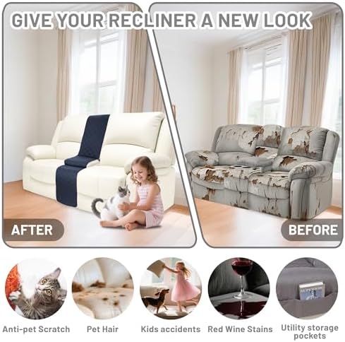 Sectional Reclining Couch Covers - Image 4