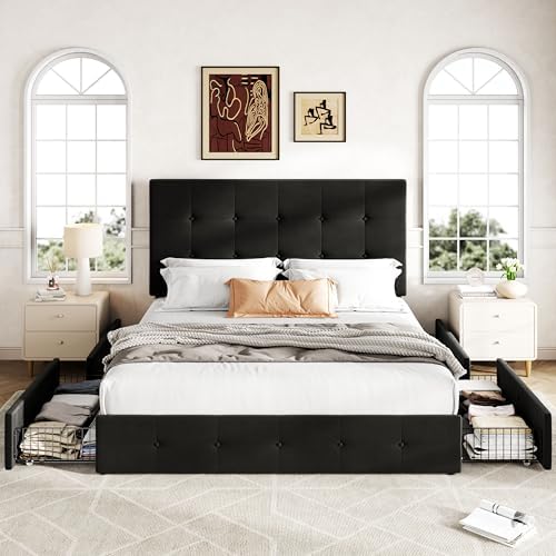 Allewie Queen Size Storage Bed Frame - Image 3