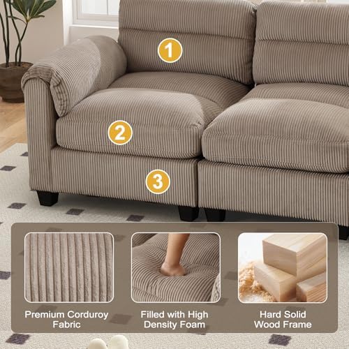 HAOMARKETS 90" Modular Sectional Sofa Couch - Image 6