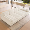 Belffin Plush Corduroy Modular Cloud Sofa Bed by Belffin